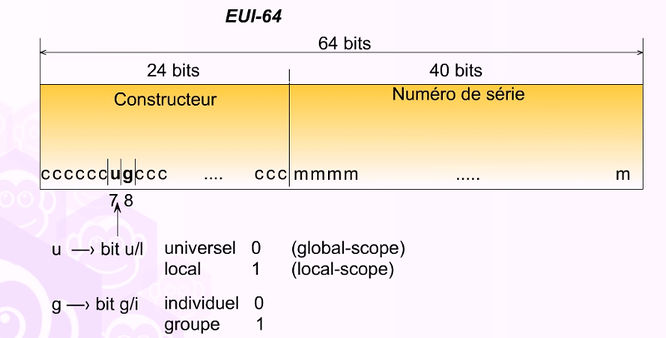 Format de l'identificateur IEEE EUI-64
